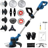 Accu-grastrimmer voor Makita-accu's met 5 soorten messen, borstelloze grastrimmer met onkruidborstel, 5-in-1 elektrische grastrimmer, 90 graden draaibare kop voor gazon en tuin