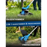 Accu-grastrimmer voor Makita-accu's met 5 soorten messen, borstelloze grastrimmer met onkruidborstel, 5-in-1 elektrische grastrimmer, 90 graden draaibare kop voor gazon en tuin