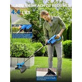 Accu-grastrimmer voor Makita-accu's met 5 soorten messen, borstelloze grastrimmer met onkruidborstel, 5-in-1 elektrische grastrimmer, 90 graden draaibare kop voor gazon en tuin