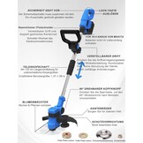 Accu-grastrimmer voor Makita-accu's met 5 soorten messen, borstelloze grastrimmer met onkruidborstel, 5-in-1 elektrische grastrimmer, 90 graden draaibare kop voor gazon en tuin