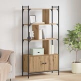 vidaXL Boekenkast Bewerkt hout