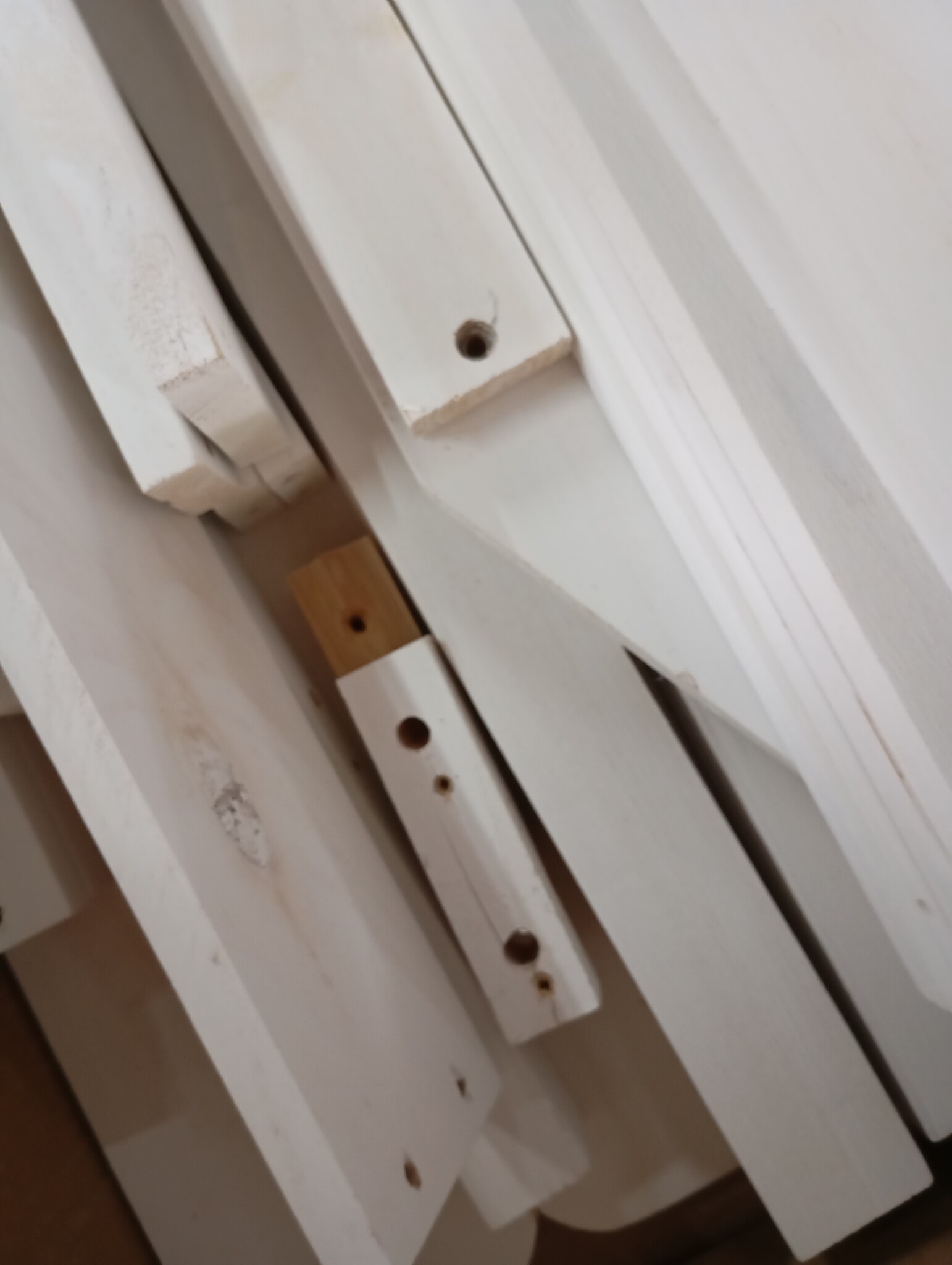 vidaXL Tuinstoel Adirondack met voetenbank tafel massief vurenhout wit