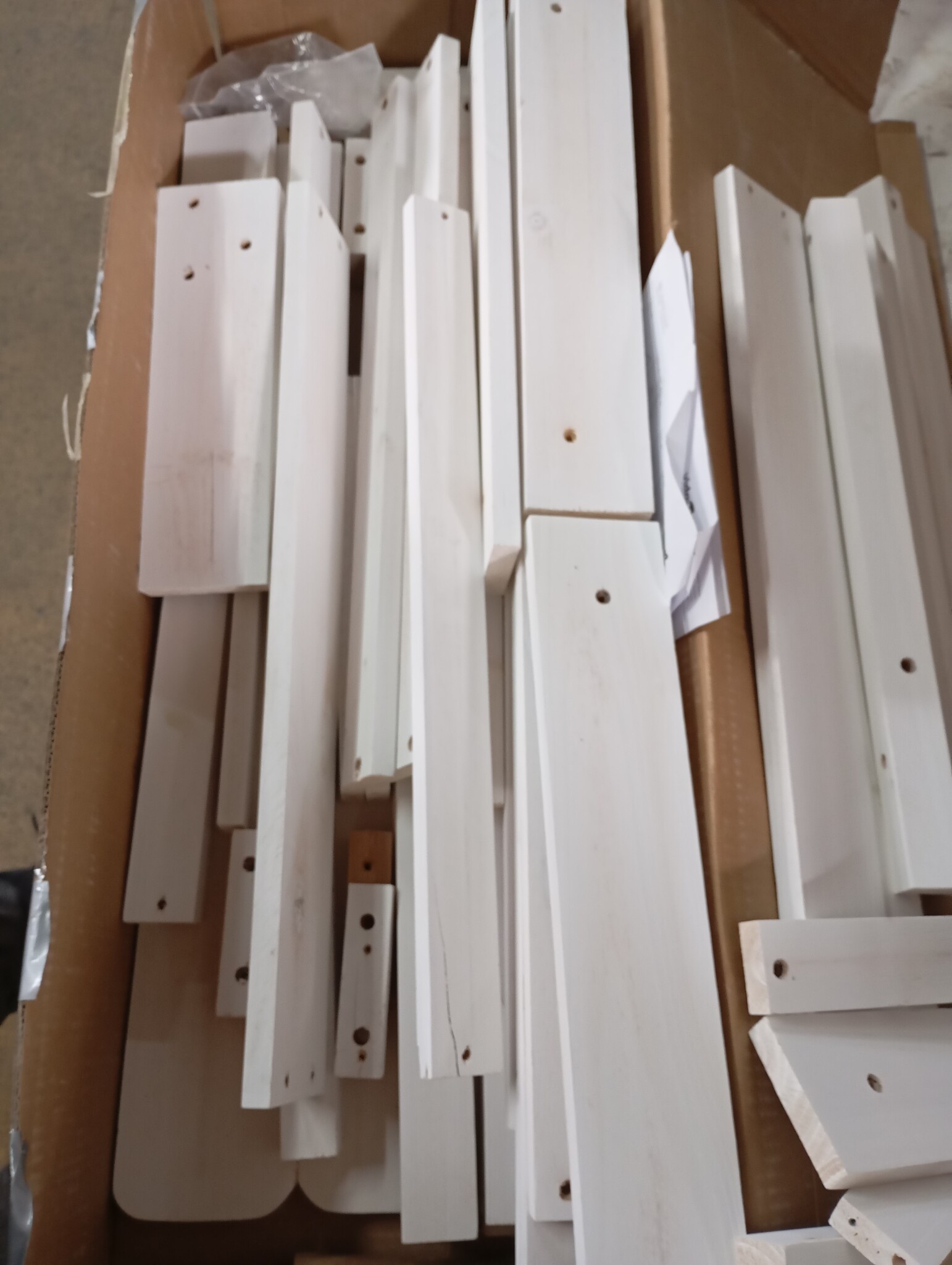 vidaXL Tuinstoel Adirondack met voetenbank tafel massief vurenhout wit