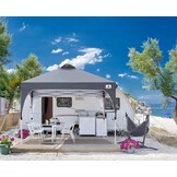 ABCCANOPY 3x3m Pop-Up Gazebo met Roltas en Gewichtszakken - Antracietgrijs