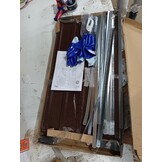 vidaXL Plantenbak verhoogd 320x80x77 cm gegalvaniseerd staal bruin