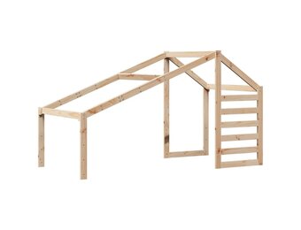 vidaXL Kinderbedhuisje 198x87x113 cm massief grenenhout