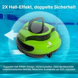 POOLPURE Draadloze Zwembadrobot | 120 Min Autonomie | Dual Motor | Zelfparkerend