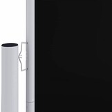 Uittrekbaar Windscherm 200x1000 cm Zwart - 47% Korting