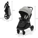 Kinderkraft RINE Buggy Grijs - Geschikt tot 22 kg - Inclusief bekerhouder