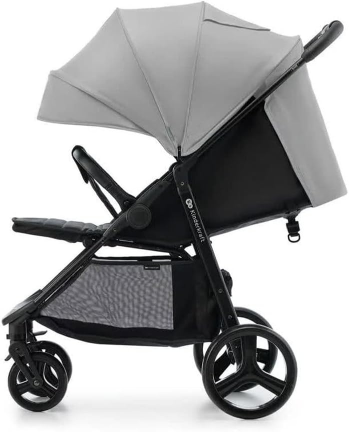 Kinderkraft RINE Buggy Grijs - Geschikt tot 22 kg - Inclusief bekerhouder