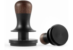 Espressostamper 54 mm met titanium coating, veerbelasting en klikfeedback - 71% korting