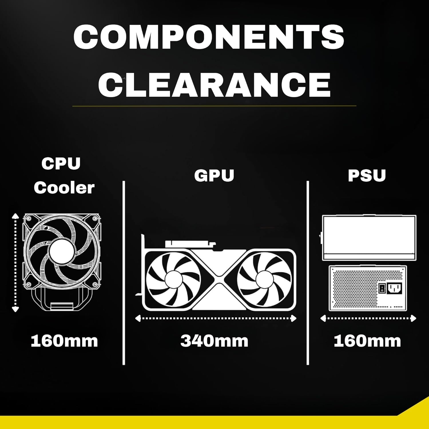 GAMDIAS AURA GC2 ELITE WH A PC Behuizing Mid Tower Wit met Gehard Glas en 4x 120mm ARGB Fans