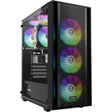 GAMDIAS AURA GC2 ELITE WH A PC Behuizing Mid Tower Wit met Gehard Glas en 4x 120mm ARGB Fans