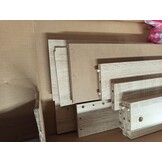 vidaXL Bedlades Set 2x, Lichtgrijs Fluweel & Hout - 82% Korting