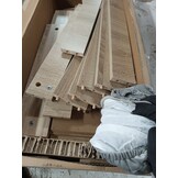 vidaXL Bedlades Set 2x, Lichtgrijs Fluweel & Hout - 82% Korting