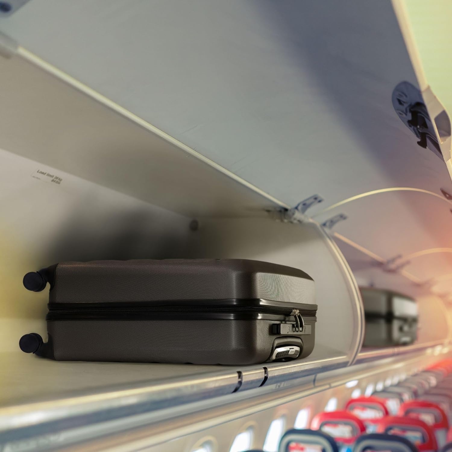 Aerolite 55x40x20cm Ryanair Priority Max 40L Lichtgewicht Harde Schalen Handbagage Koffer 55x40x20 met 4 Wielen & TSA Slot - Ook Goedgekeurd voor easyJet British Airways Jet2 & Veel Meer