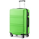 KONO Handbagage Koffer 55cm Apfelgrün met TSA-slot en zwenkwielen