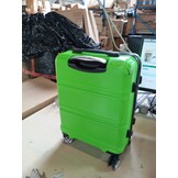 KONO Handbagage Koffer 55cm Apfelgrün met TSA-slot en zwenkwielen