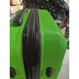 KONO Handbagage Koffer 55cm Apfelgrün met TSA-slot en zwenkwielen