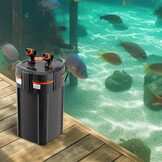 Aquarium filter 317 GPH, 12W, 4 filterlagen, UV-functie