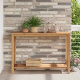 vidaXL Salontafel Bruin 110x40x45cm Massief Teakhout - 54% Korting
