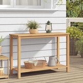 vidaXL Salontafel Bruin 110x40x45cm Massief Teakhout - 54% Korting