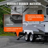 Camper Nivelleringspads Rond 9" - Robuust Rubber - 2268 kg - 33% Korting