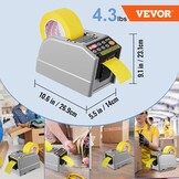 Elektrische Plakbandafroller met 34% Korting