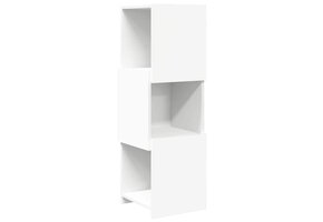 Hoekkast Wit 30,5x30x95cm Bewerkt Hout - 61% Korting!