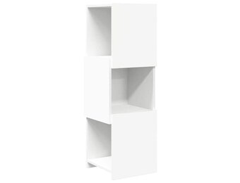 Hoekkast Wit Bewerkt Hout - 58% Korting!