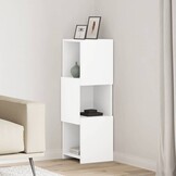 Hoekkast Wit Bewerkt Hout - 58% Korting!
