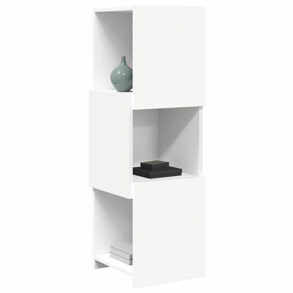 Hoekkast Wit Bewerkt Hout - 58% Korting!