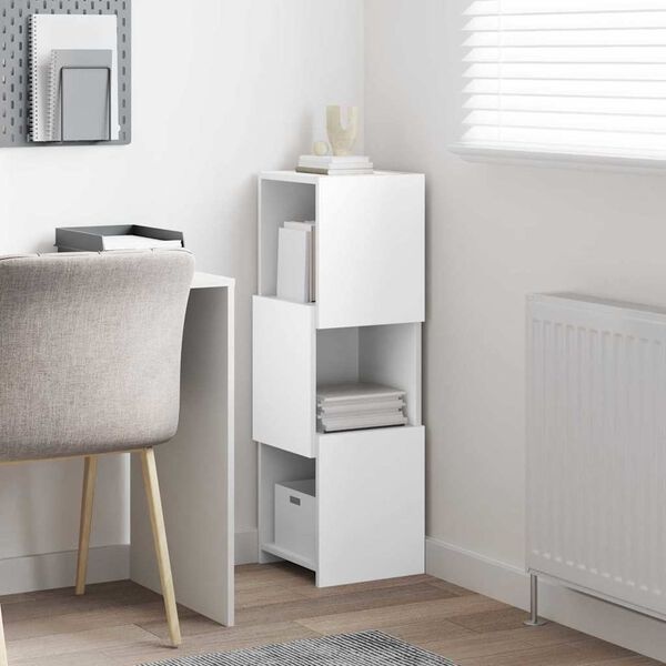 Hoekkast Wit Bewerkt Hout - 58% Korting!