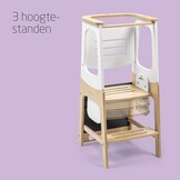 3-in-1 Leertoren/Tafel/Stoel met Schoolbord - 59% Korting
