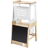 3-in-1 Leertoren/Tafel/Stoel met Schoolbord - 59% Korting