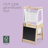 3-in-1 Leertoren/Tafel/Stoel met Schoolbord - 59% Korting