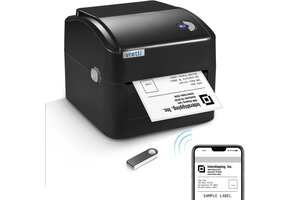 Thermische Labelprinter 4x6 inch - Tonervrij & XXL Papierlager (34% Korting)