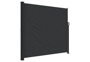 Uittrekbaar windscherm 180x600 cm zwart - 34% Korting!