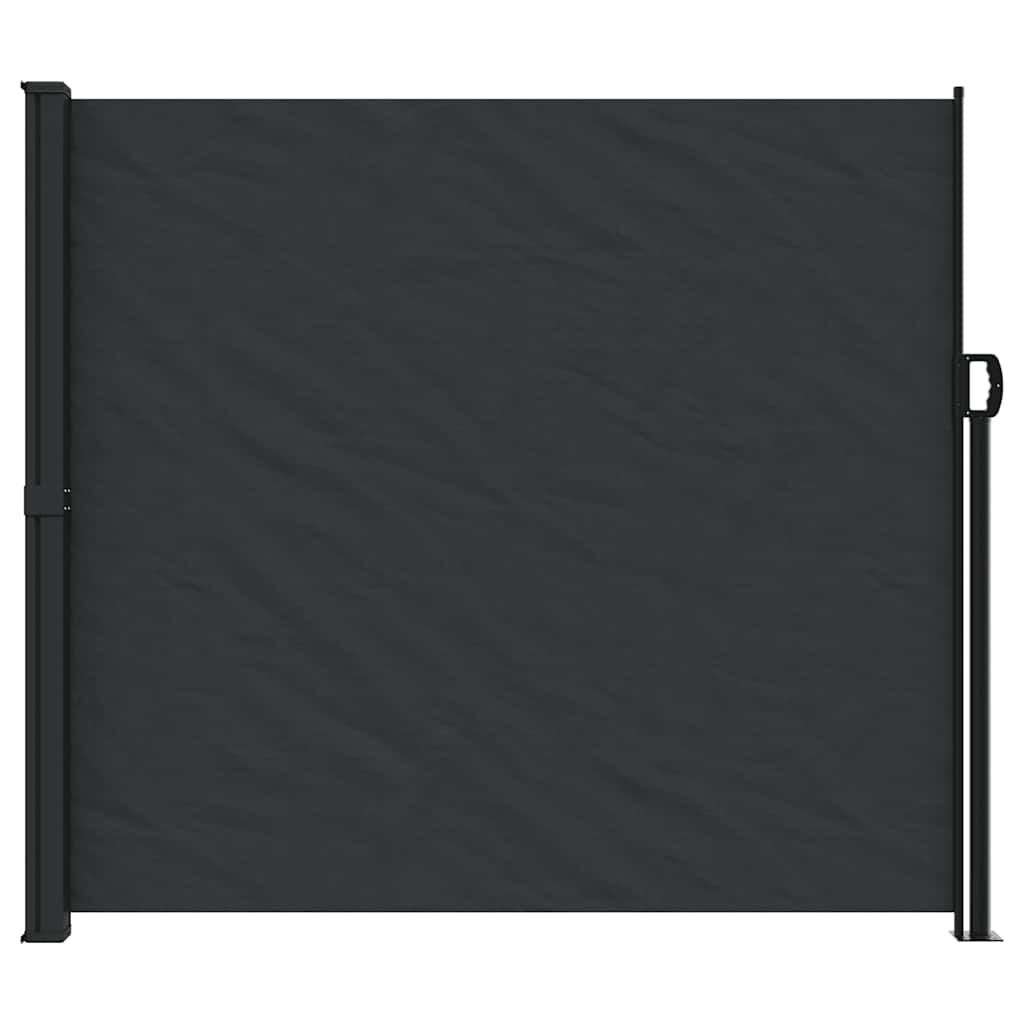 Uittrekbaar windscherm 180x600 cm zwart - 34% Korting!