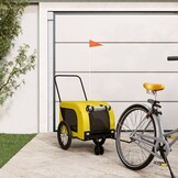 Hondenfietstrailer Geel/Zwart - 34% Korting