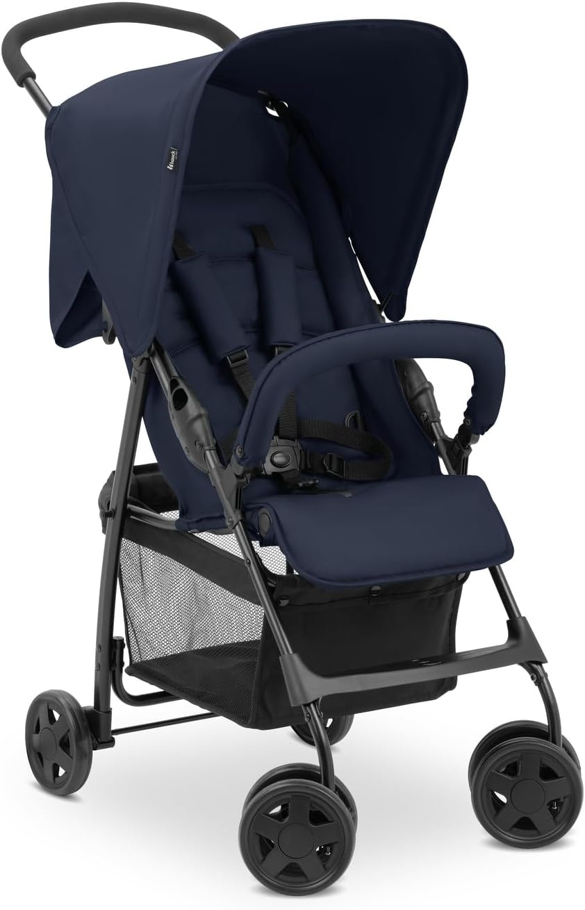 Lichtgewicht Kinderbuggy Donkerblauw | Inklapbaar met Ligstand | -34%