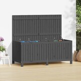 VidaXL Tuinbox Grenenhout Grijs (54% Korting)