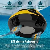 Draadloze Zwembadrobot Geel - 120 min | 59% Korting