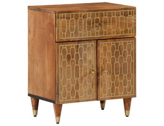 Nachtkastje Massief Mangohout - 50x33x60 cm - 34% Korting