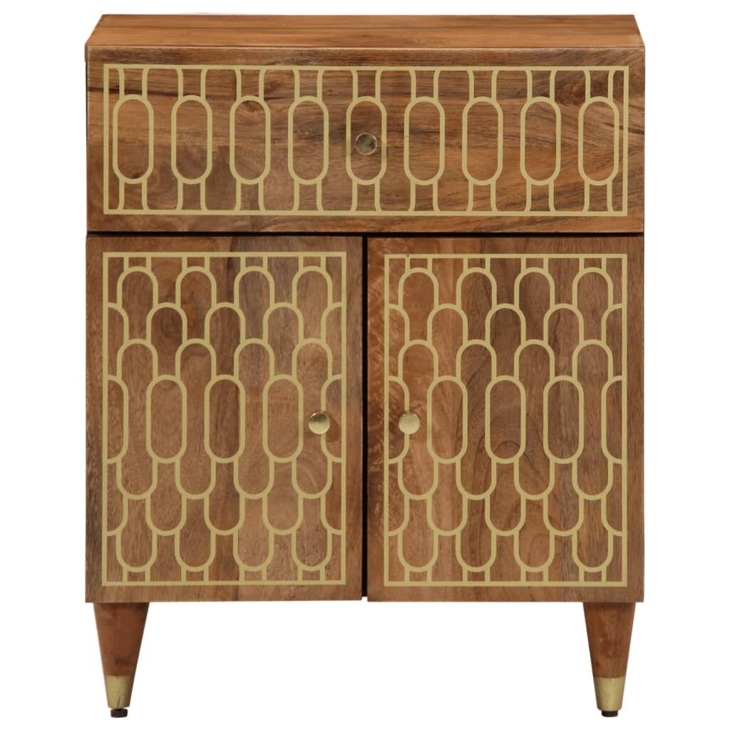 Nachtkastje Massief Mangohout - 50x33x60 cm - 34% Korting