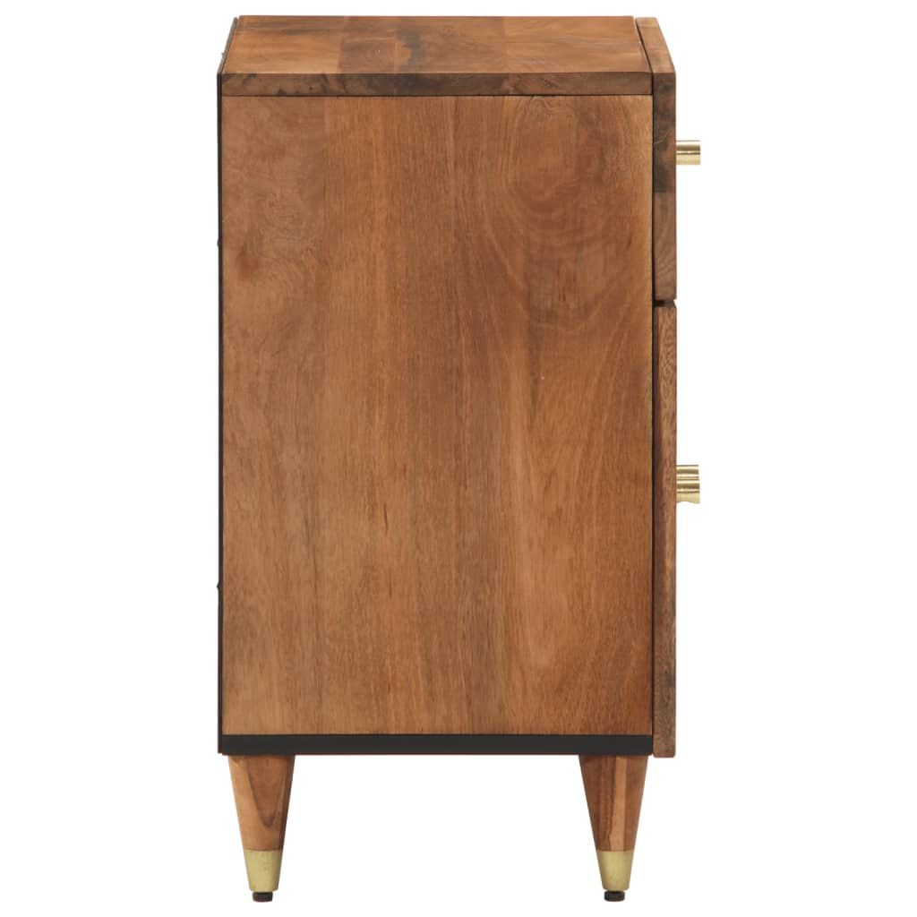 Nachtkastje Massief Mangohout - 50x33x60 cm - 34% Korting