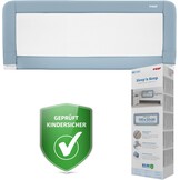 Blauw Bedhek Kinderbed - 100cm Lang, 50cm Hoog - Valbescherming