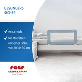 Blauw Bedhek Kinderbed - 100cm Lang, 50cm Hoog - Valbescherming