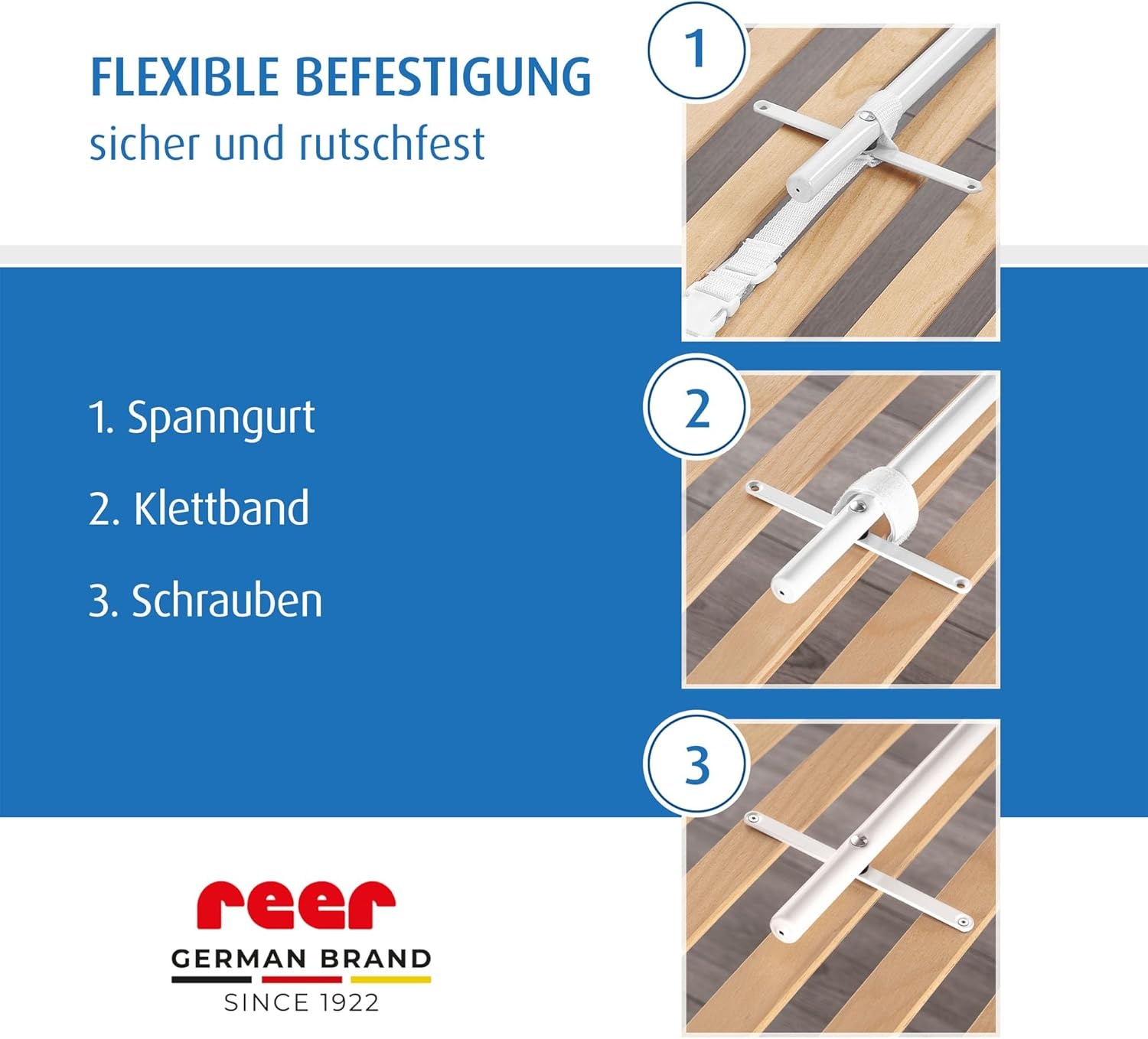 Blauw Bedhek Kinderbed - 100cm Lang, 50cm Hoog - Valbescherming