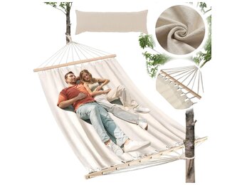 2-persoons Hangmat Beige: Comfort & Stijl 54% Korting